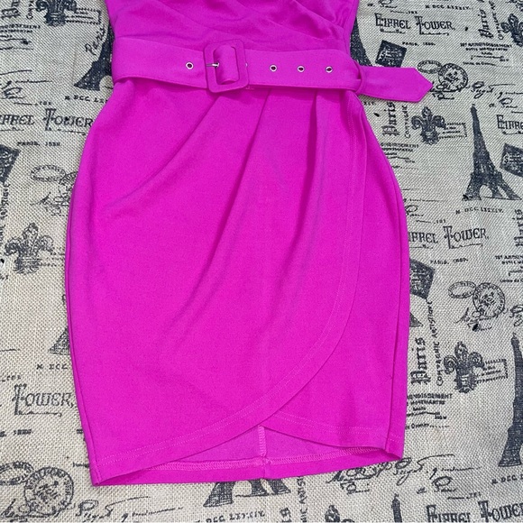 Fashion Nova NWT! Fuchsia Giving In To You Tube Mini Dress Size S - Picture 4 of 13
